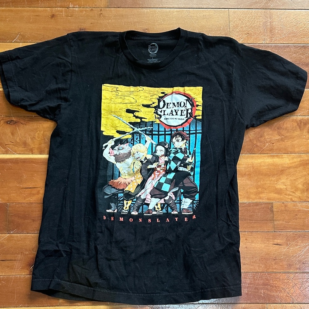 Demon Slayer Black Graphic Tee